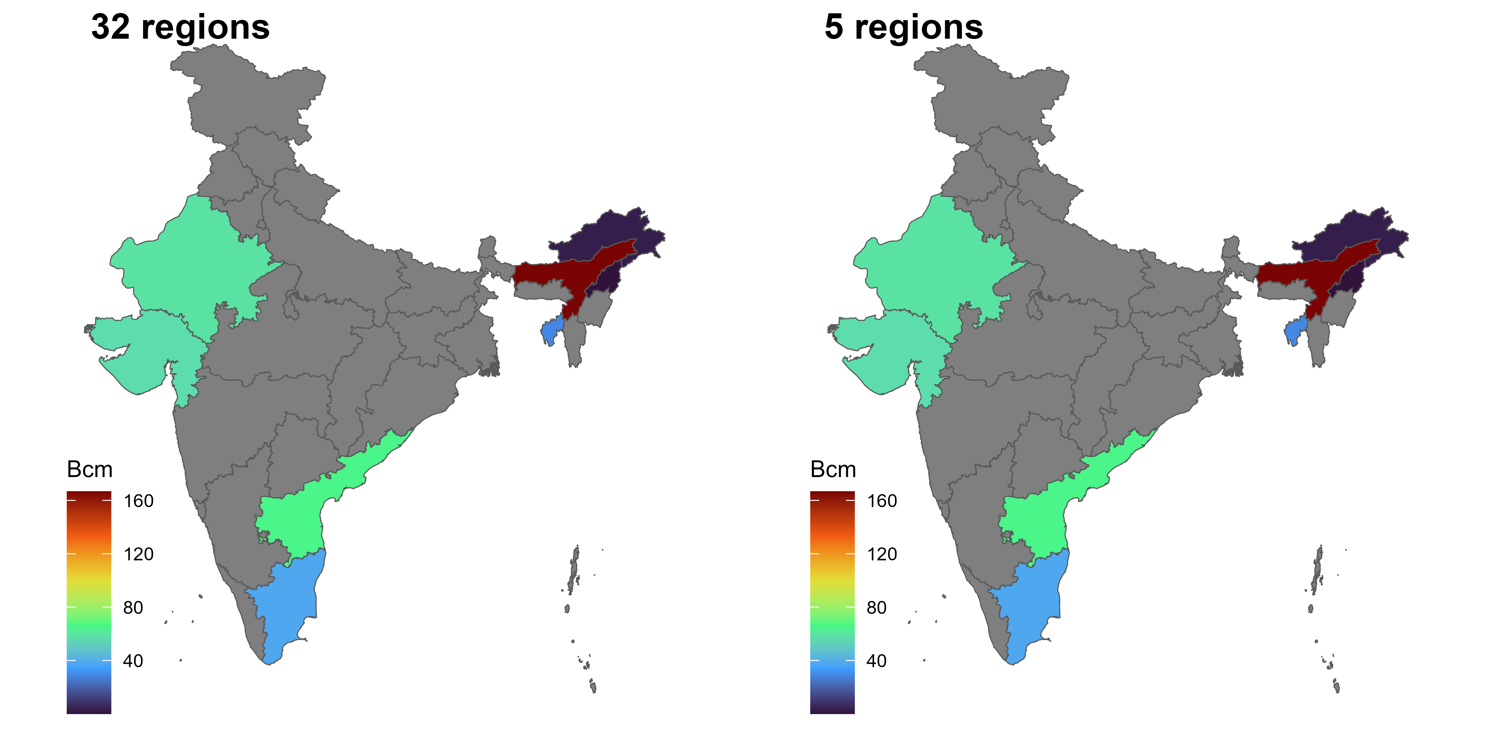 Total gas reserves by region